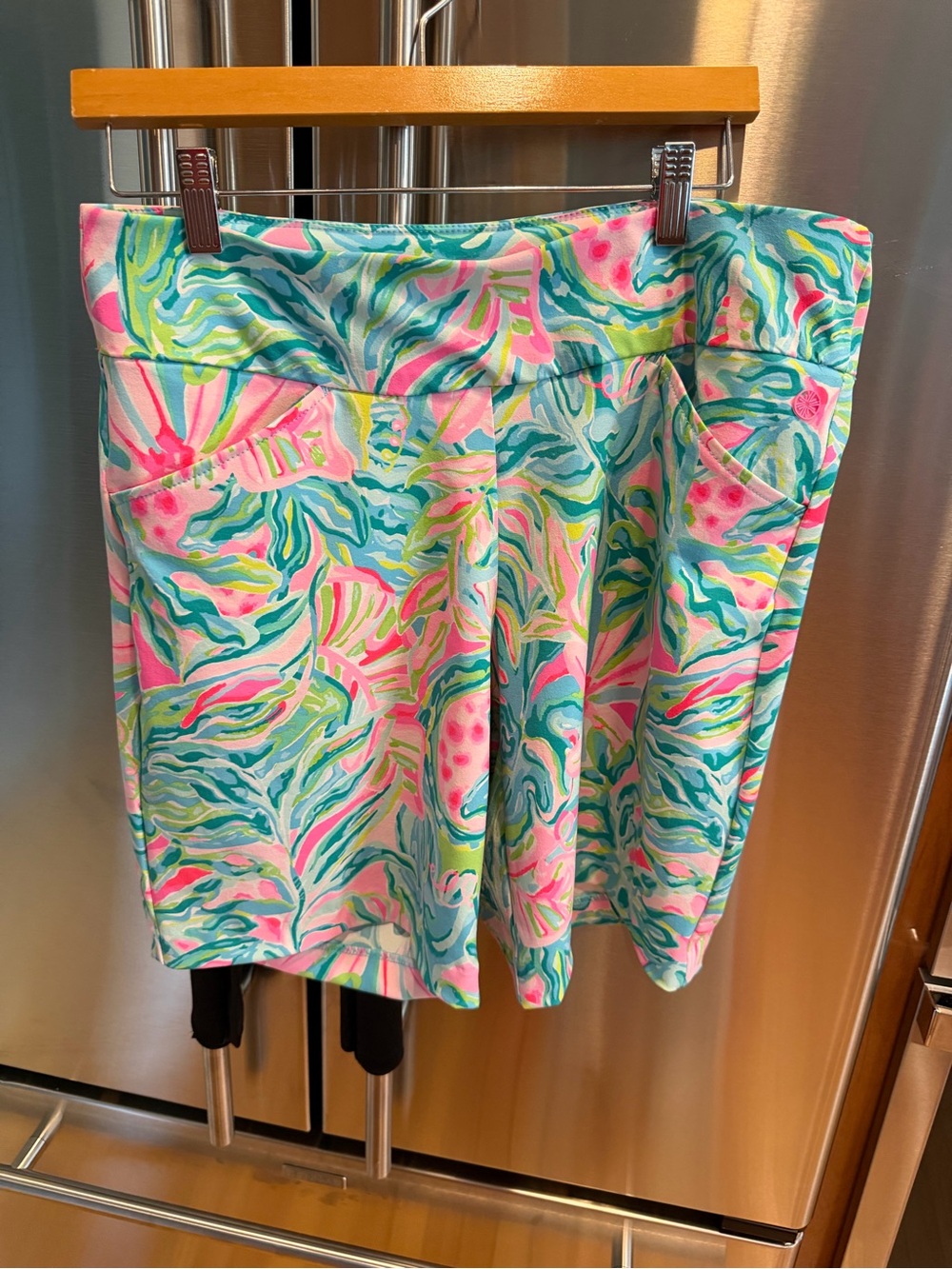 Lilly Pulitzer Pink, Aqua & Green Tropical-Print Women’s Skort
